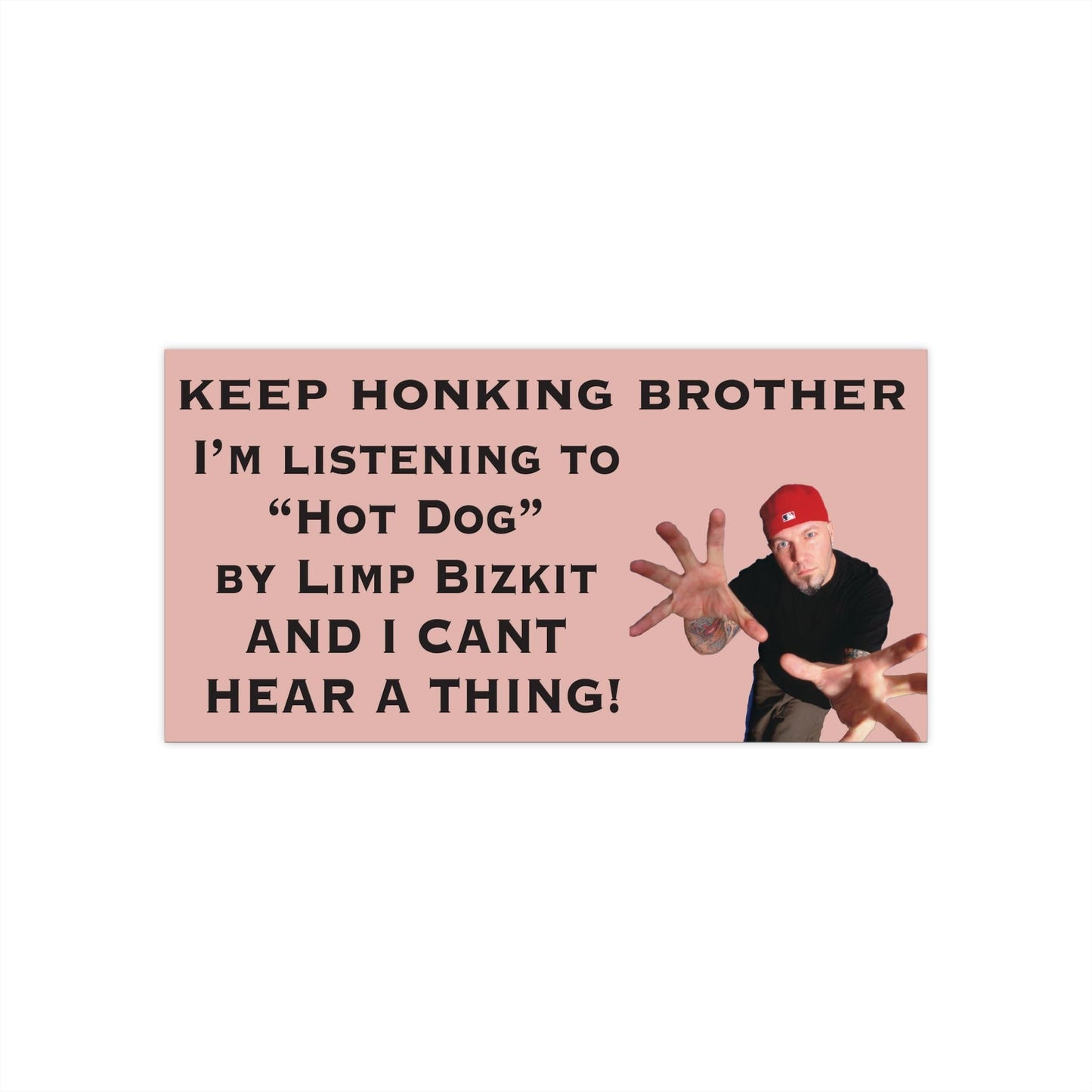 limp bizkit bumper sticker